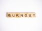 burnout spelled with scribble letters